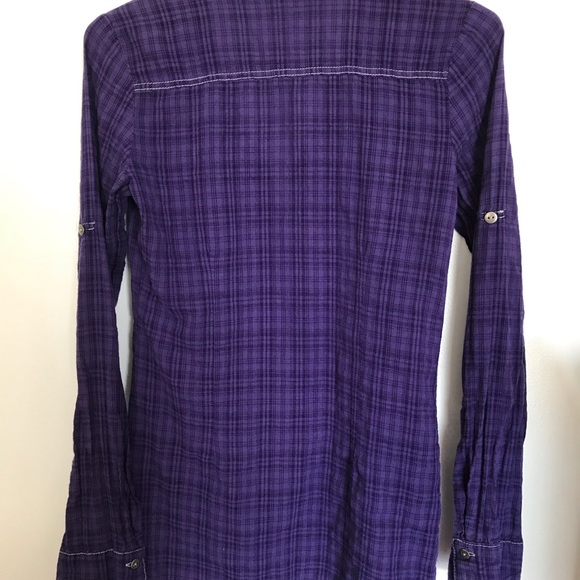 Maurice’s Sm long sleeve purple top - Picture 2 of 2